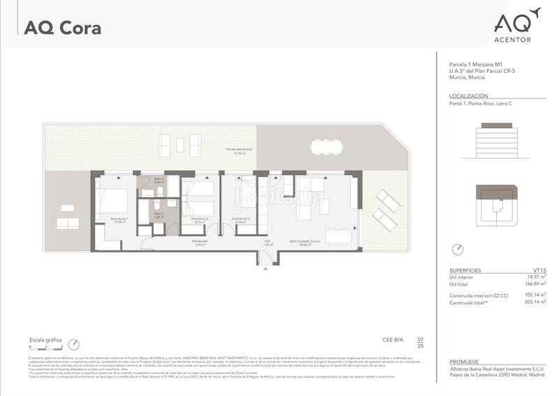 Foto d4c1308e-694f-4da0-9d3f-9896fc19ec2b. Penthouse 105m<sup>2</sup> in avenida francisco jiménez ruiz 33 in Murcia