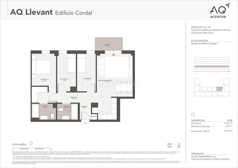 Foto a19133e6-bd28-4332-9d79-999fac26718c. Pis 88m<sup>2</sup> amb piscina a Llevant Viladecans