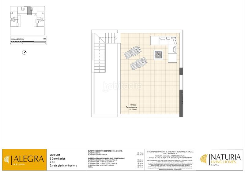 Foto 3819442e-9b74-4f49-bcfe-f6a86465fb4f. Ático 146m<sup>2</sup> en calle indonesia 25 en Churriana - El Pizarrillo - La Noria - Guadalsol Málaga