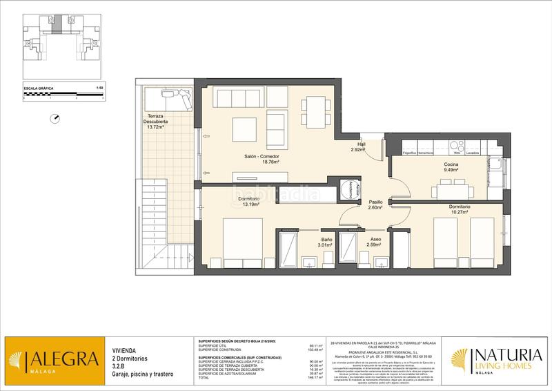 Foto a405d95e-e8b4-4f1f-a36e-c79e39b07a55. Dachwohnung 146m<sup>2</sup> in calle indonesia 25 in Churriana - El Pizarrillo - La Noria - Guadalsol Málaga
