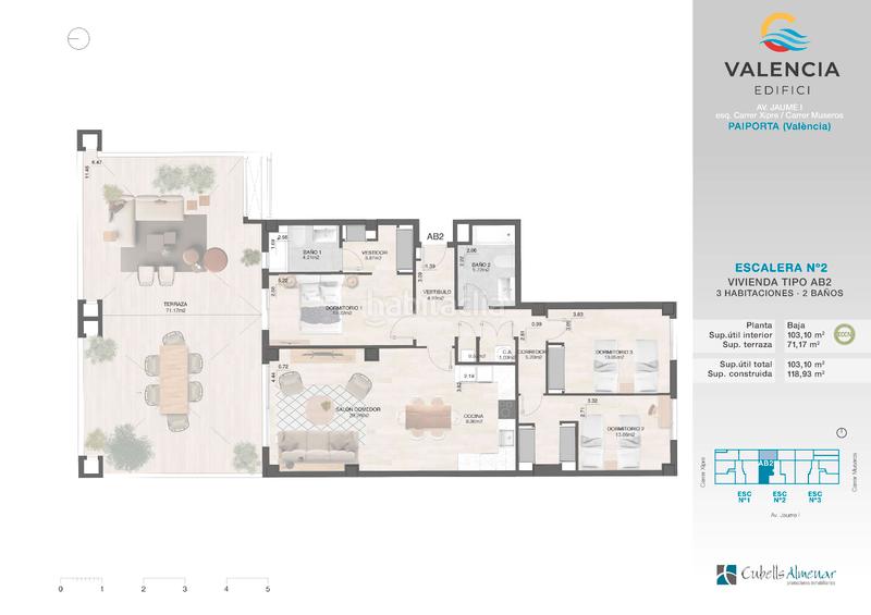 Foto ab0cb42b-af53-4d82-b4c7-4b67ad355975. Piso 112m<sup>2</sup> en carrer jaume i 35 balcon -terraza en Metro - Auditorio Paiporta