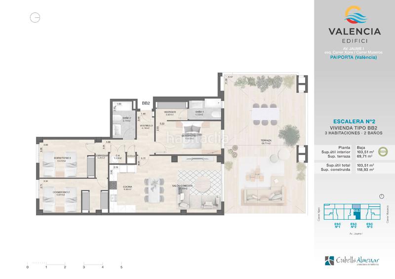 Foto 810c4ecb-9b87-4817-bbc4-04eb51d6a229. Pis 118m<sup>2</sup> a carrer jaume i 35 a Metro - Auditorio Paiporta