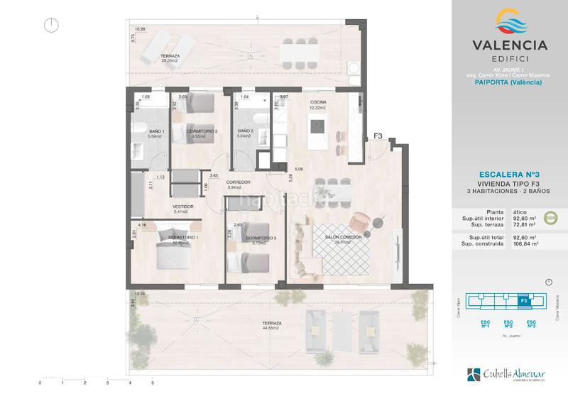 Foto 9102875e-7c43-4ab6-8594-9b80edb8c36f. Pis 118m<sup>2</sup> a carrer jaume i 35 a Metro - Auditorio Paiporta