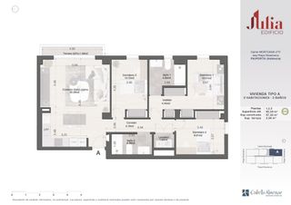 Etagenwohnung in Carrer montcada 19. 3 habitaciones