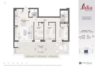 Dachwohnung in Carrer montcada 19. Atico obra nueva
