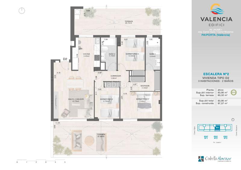 Foto 00d3ec32-1412-48f0-a878-92ca703c3e07. Pis 88m<sup>2</sup> a carrer jaume i 35 a Metro - Auditorio Paiporta