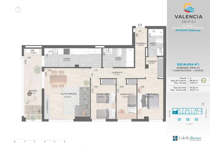 Foto 1ca78f90-8e89-447a-9aaf-02d26488e426. Pis 88m<sup>2</sup> a carrer jaume i 35 a Metro - Auditorio Paiporta