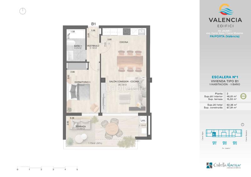 Foto fe500c91-8f38-4ef2-8989-586ff5e323de. Pis 118m<sup>2</sup> a carrer jaume i 35 a Metro - Auditorio Paiporta