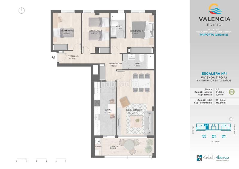 Foto 4f61af66-9cc2-4b53-a949-ce083c09935a. Appartamento 118m<sup>2</sup> in carrer jaume i 35 in Metro - Auditorio Paiporta