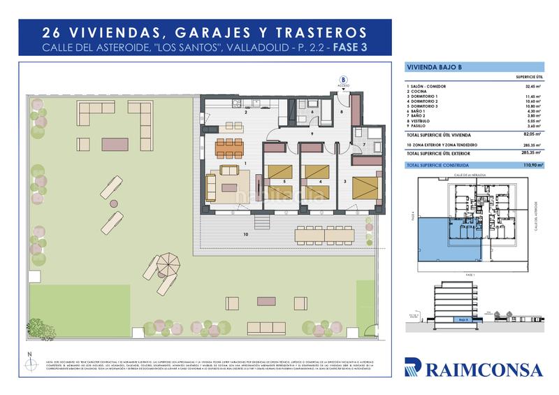 Foto e95742f3-d554-4908-851a-27ec745d9793. Ground floor 110m<sup>2</sup> with heating parking pool in Pilarica - Los Santos Valladolid