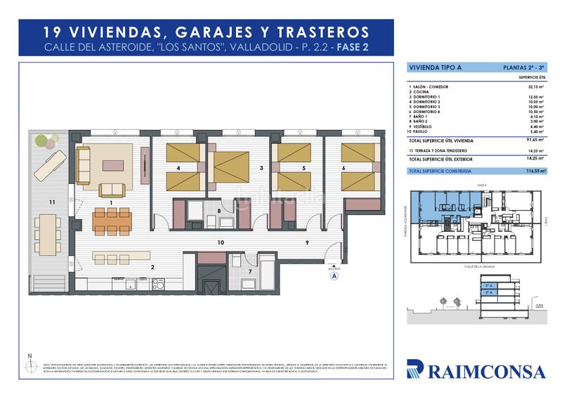 Foto 1ad69b1c-5e0d-4e0e-8610-30489c505774. Appartement 116m<sup>2</sup> avec chauffage parking piscine dans Pilarica - Los Santos Valladolid