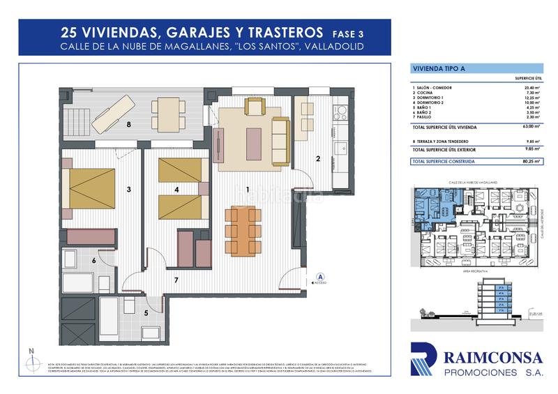 Foto 0ff4e6af-8322-419a-baf2-d69727c07521. Appartement 82m<sup>2</sup> avec chauffage parking piscine dans Pilarica - Los Santos Valladolid