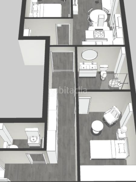 Foto e82ec95a-78b7-4a32-bff8-e8dda3590db9. Piso  reformado de 85 m con dos habitaciones y dos baños en Castelldefels