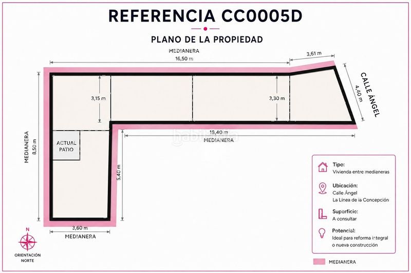 Foto d361aaf7-228a-4fb1-9f43-e4b3d883950c. Casa a Centro-San Felipe-Huerta Fava Línea de la Concepción (La)