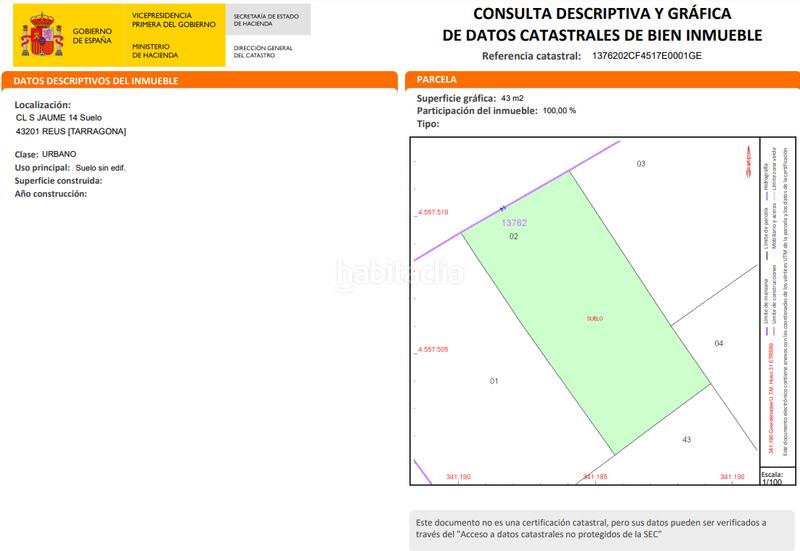 Foto 3aa2f9fd-ad6d-4605-992d-94e8ca49e3ef. Terreno residenziale in Centre Reus