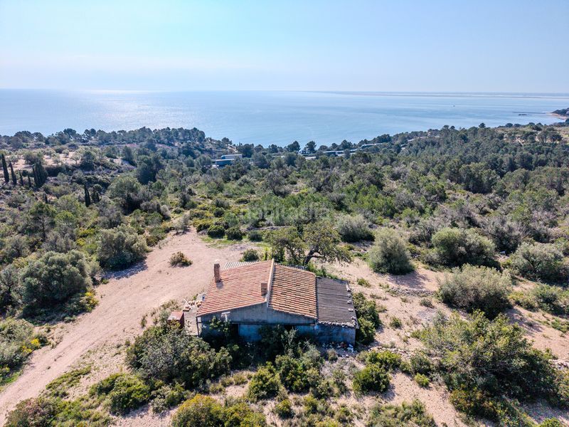 Foto f113d1b3-9382-47b0-8db6-7fc2fba7ef8a. Masia amb xemeneia a Perelló (El)