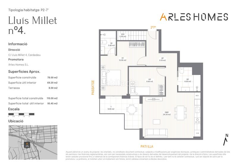 Foto 332bb02f-04c5-40a1-a748-5da6b22eb462. Dúplex 110m<sup>2</sup> a carrer lluís millet 4 a Cardedeu