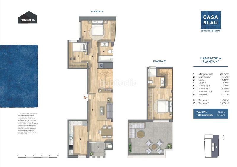 Foto b5b6ed61-432a-405e-894a-0b04a915c157. Àtic 130m<sup>2</sup> a carrer acadèmia 5 a Instituts-Universitat Lleida