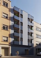 Pis a Carrer acad�mia 5. Casa blau, edifici residencial. Obra nova