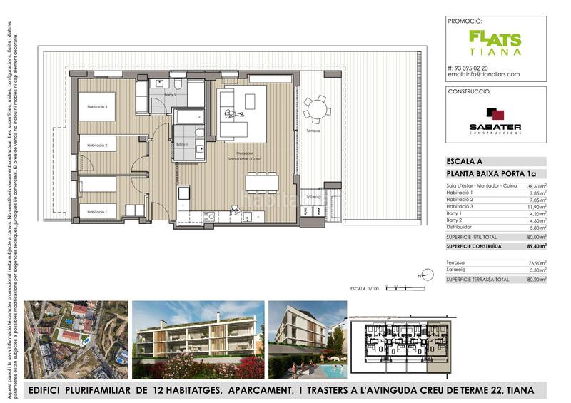 Foto 09bba173-4dd2-44b2-87e4-95f5e930657d. Piano terra 90m<sup>2</sup> in avinguda creu de terme 22 in Tiana