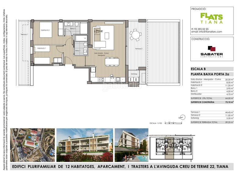 Foto f6170dfc-9547-491d-99ca-b55f19e227dd. Piano terra 74m<sup>2</sup> in avinguda creu de terme 22 in Tiana