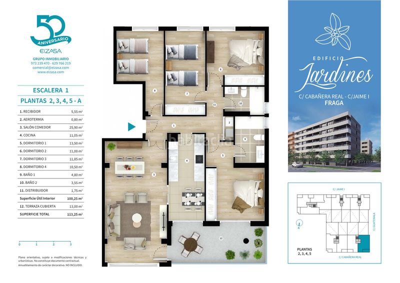 Foto e32a4fdd-f175-497b-90d5-4a0790e2f34c. Appartement 106m<sup>2</sup> dans calle cabañera real 13 dans Fraga