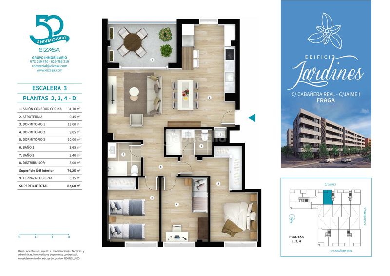 Foto 23d2db4c-576b-4627-b5c3-596a5df949db. Appartement 78m<sup>2</sup> dans calle cabañera real 13 dans Fraga