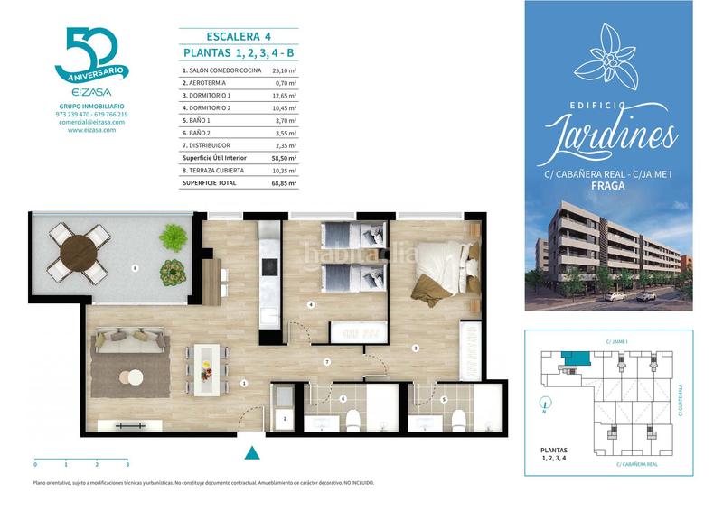 Foto 5414aacb-6381-4cb4-8ed5-ef8b8b085d0f. Apartamento 63m<sup>2</sup> en calle cabañera real 13 en Fraga