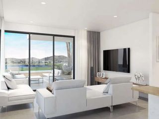 Casa adossada a Monforte del Cid. Exclusiva villa independiente en primera línea de golf en font d