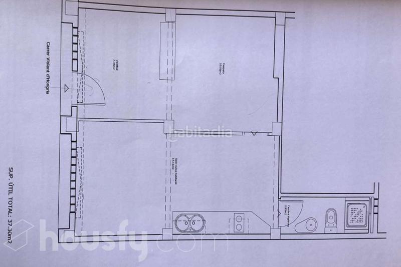 Foto 09a92818-313b-41b4-83e0-a49f870fcafe. Piano terra in carrer violant d'hongria . in Sants-Badal Barcelona