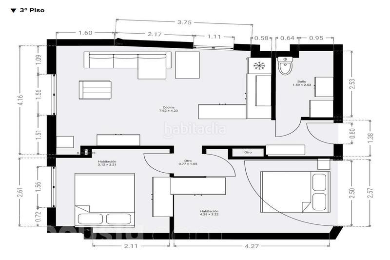 Foto 67521dcc-ccad-4047-8da7-78fd5a557851. Piso en calle marqués de san esteban . en Centro Gijón