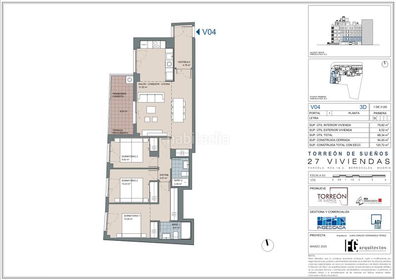 Foto eb271ce5-6a9d-45c8-912c-92e9c749b8c4. Appartamento 120m<sup>2</sup> con riscaldamento parcheggio piscina in Madrid
