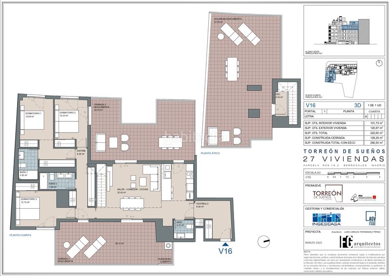 Ático 280m2 en Ensanche de Vallecas-La Gavia Madrid - Imagen 15