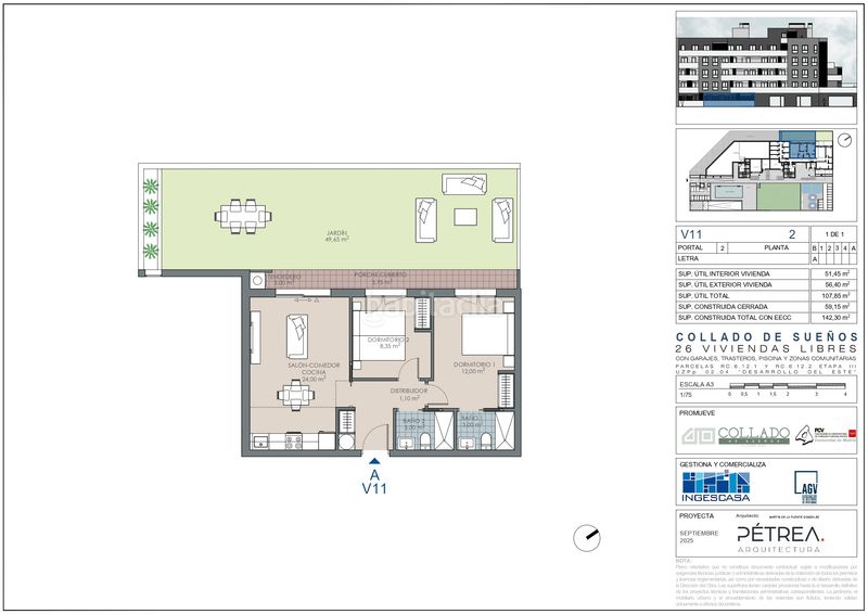 Foto 5f07a328-f02c-4970-a7ee-2ee6e3be6799. Pis 86m<sup>2</sup> amb calefacció aparcament piscina a Los Berrocales Madrid