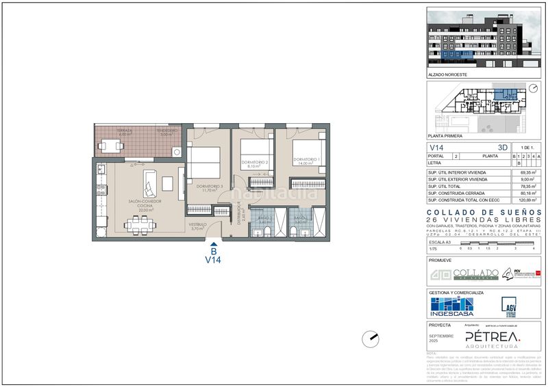 Foto d84c69bb-89d3-4c83-b8bb-8bcd431c4386. Pis 86m<sup>2</sup> amb calefacció aparcament piscina a Los Berrocales Madrid