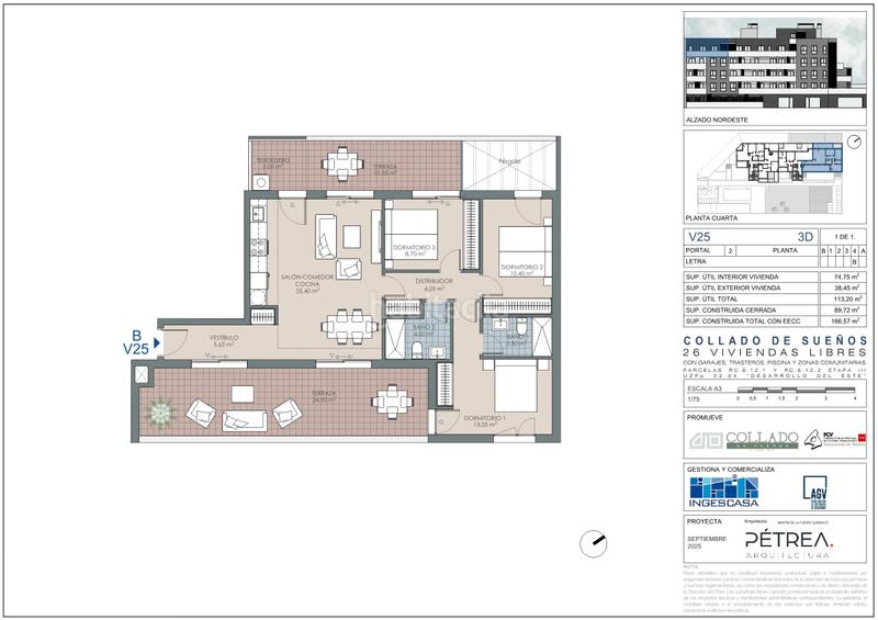 Foto e00a09fa-3203-4e12-b524-176e48623b50. Penthouse 113m<sup>2</sup> with heating parking pool in Los Berrocales Madrid