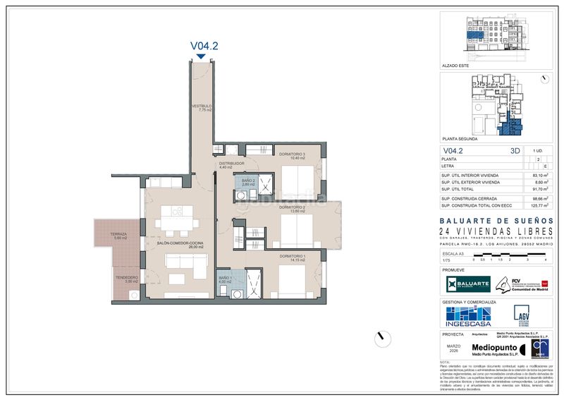 Foto 4ca1fe7d-35ce-408c-ae7e-b0af5b0b8124. Appartement 62m<sup>2</sup> dans calle provisional ahijones treinta y nueve 65 dans Madrid