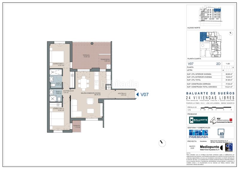 Foto 55c06fa8-9463-4563-9434-7ad51e4bce32. Appartement 62m<sup>2</sup> dans calle provisional ahijones treinta y nueve 65 dans Madrid