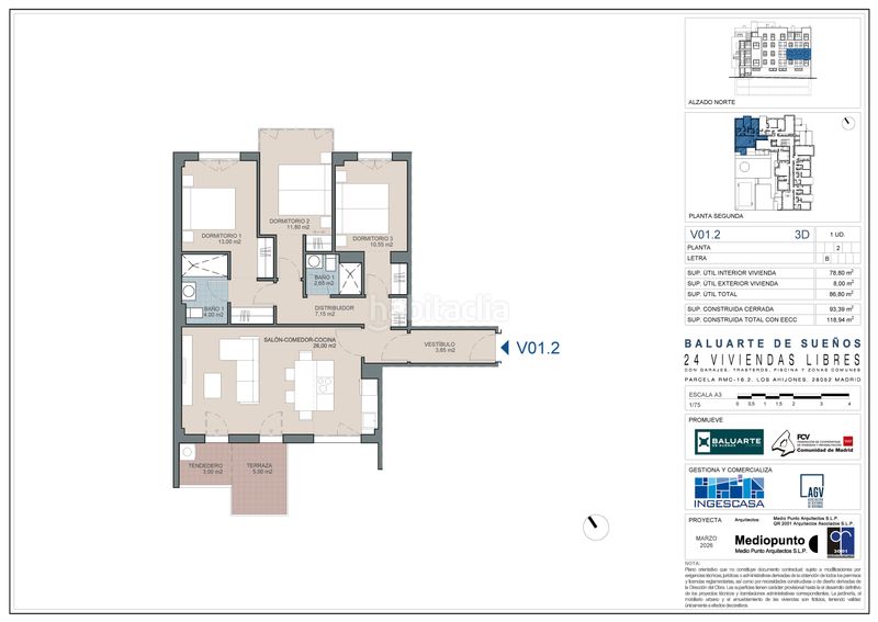 Foto 91f6912d-e22b-4881-8c99-590a5ac910ce. Appartement 62m<sup>2</sup> dans calle provisional ahijones treinta y nueve 65 dans Madrid