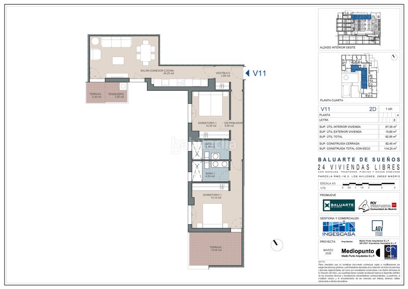 Foto b6754b2f-9dfd-4794-94de-ff45353a1d13. Appartement 62m<sup>2</sup> dans calle provisional ahijones treinta y nueve 65 dans Madrid