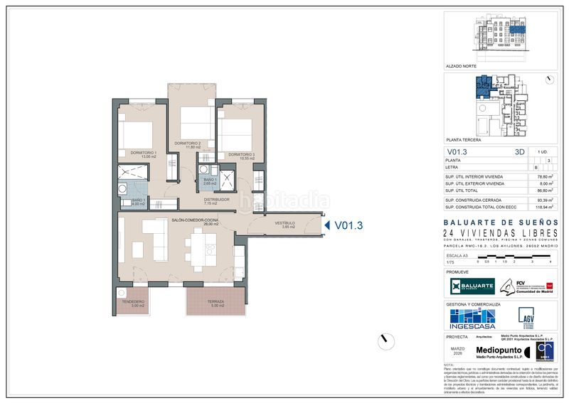 Foto f1c5c764-f6cc-4181-b1f6-c24803744d2a. Pis 112m<sup>2</sup> a calle provisional ahijones treinta y nueve 65 a Madrid