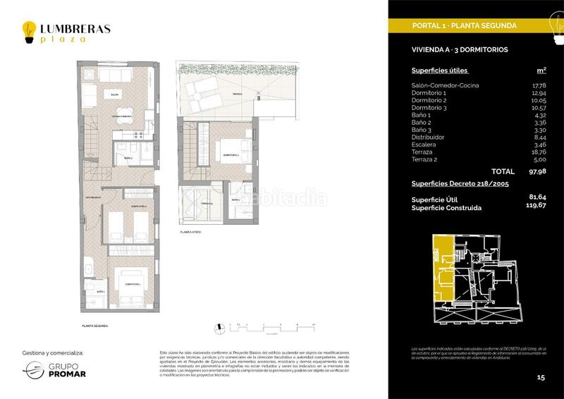 Foto 5d9a0eb0-e7b3-4b1f-8296-1877eb444523. Dúplex 120m<sup>2</sup> en calle lumbreras 35 en San Lorenzo Sevilla