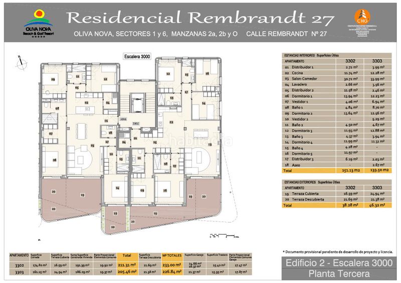 Foto 6d6a3e9d-0cd9-4aac-a287-7e8079b9d16a. Dachwohnung 315m<sup>2</sup> in carrer rembrandt 27 in Oliva nova Oliva