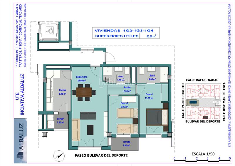 Foto 48c50eea-ca93-4ff5-b3fd-c566c5f363a0. Piso 63m<sup>2</sup> en bulevar del deporte 6t en Ayuntamiento - Avenida Siglo XXI Azuqueca de Henares