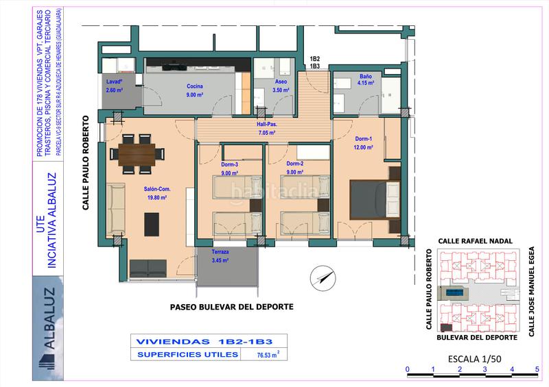 Foto c2407c02-7712-4de4-b768-d54a78ca1e7c. Appartement 76m<sup>2</sup> dans bulevar del deporte 6t dans Ayuntamiento - Avenida Siglo XXI Azuqueca de Henares