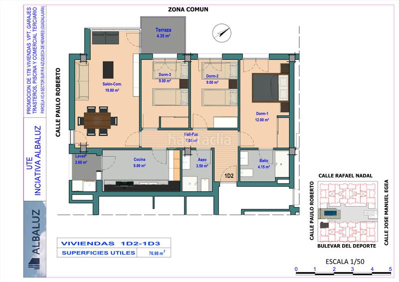 Foto 853e700e-1a0c-4872-89c1-e801dd2df28d. Appartement 76m<sup>2</sup> dans bulevar del deporte 6t dans Ayuntamiento - Avenida Siglo XXI Azuqueca de Henares