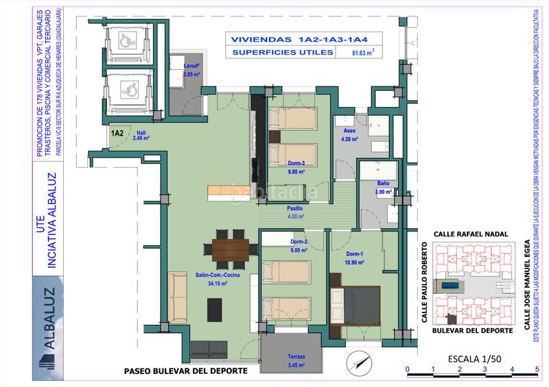 Foto b6310eae-1e98-47df-a84d-5a88ec8b476c. Appartement 81m<sup>2</sup> dans bulevar del deporte 6t dans Ayuntamiento - Avenida Siglo XXI Azuqueca de Henares