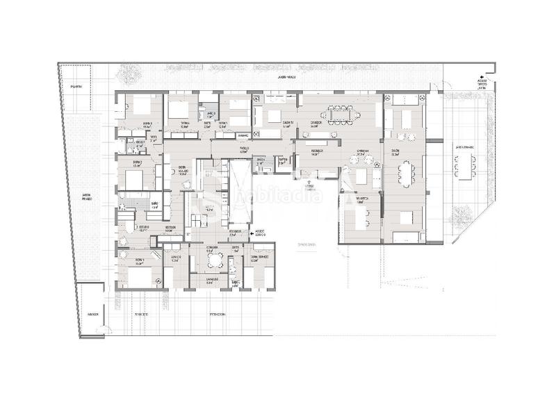 Foto e1cfffba-451a-4e50-89c9-2ba6877d0a87. Piso exclusiva vivienda en planta baja con terrazajardín en turó park en Barcelona