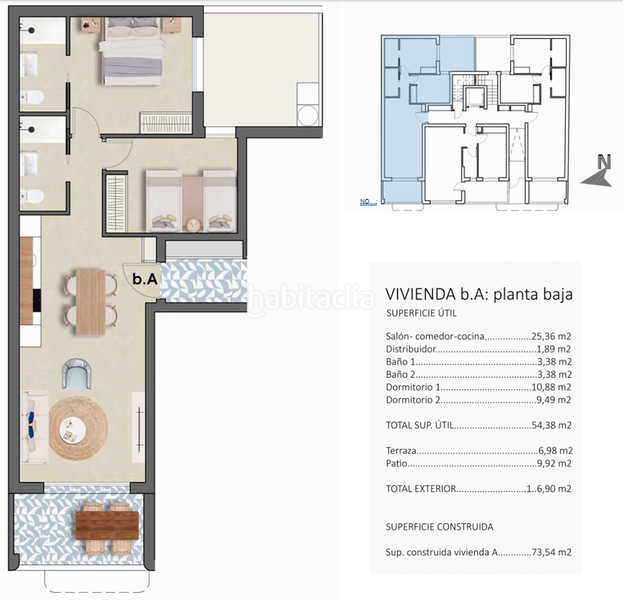 Foto fb3198ed-12ee-4d38-bd74-72da2a196809. Casa con riscaldamento piscina in Torre de la Horadada Pilar de la Horadada
