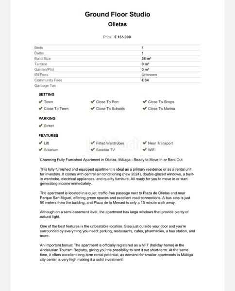 Foto 0143488a-b322-4580-89fd-c6030ed6f158. Studio in Olletas - Sierra Blanquilla Málaga